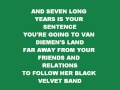 BLACK VELVET BAND(Traditional Irish song with ...