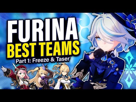 FURINA Teams Guide Pt. 1: FREEZE & TASER (Best Healers, Rotations, and more!) Genshin Impact 4.2