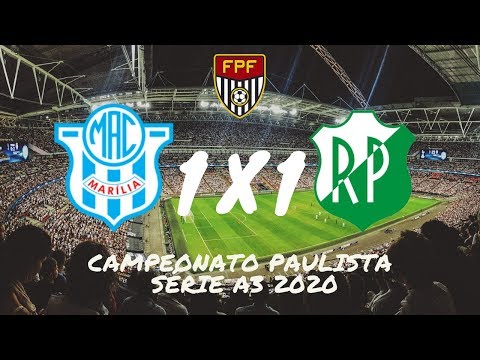 GOLS MARÍLIA 1X1 RIO PRETO CAMPEONATO PAULISTA SÉRIE A3 2020