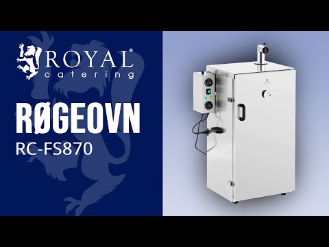 Produktvideo - Røgeovn - 105 l - Royal Catering - 4 ovnriste