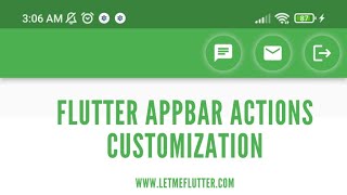 How To Create Custom Flutter Appbar Actions With Just A Few Lines Of Code - 2022 Guide