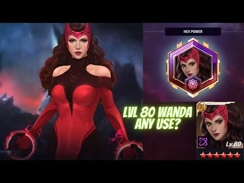 LVL 80 SCARLET WITCH PVE REVIEW - WBL - ABX - ABL (RAGE CTP) - Marvel Future Fight