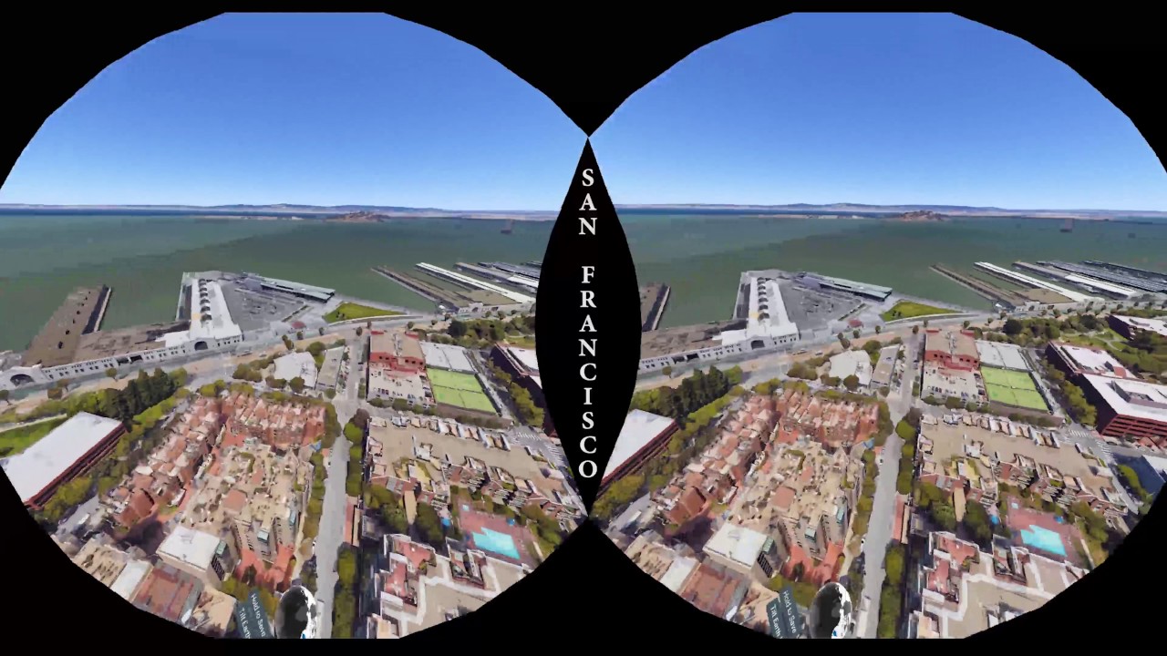 We fly through a strange mirror world in Google Earth VR - YouTube