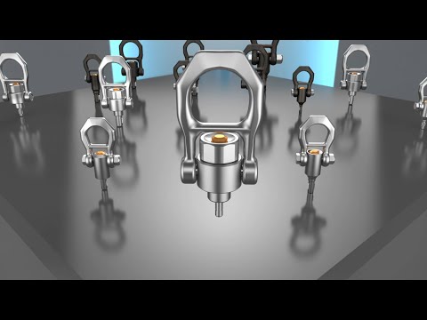 Mild steel clevis joints with snap-in pin din 71752, size: a...