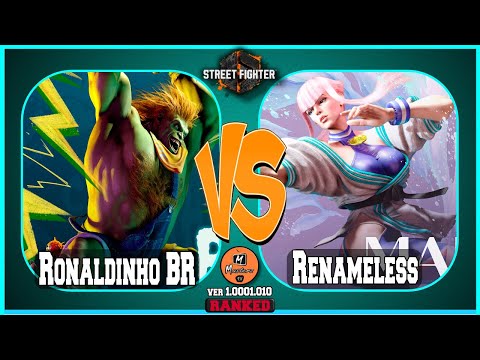 SF6 Ronaldinho BR (blanka) VS (manon) Renameless Street Fighter 6