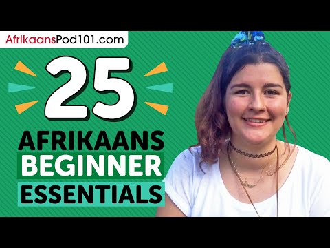 25 Beginner Afrikaans Videos You Must Watch | Learn Afrikaans