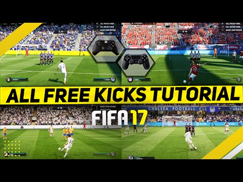 FIFA 17 ALL FREE KICKS TUTORIAL / CURVE - DIPPING - TRIVELA - KNUCKLEBALL - DRIVEN & POWER FREE KICK