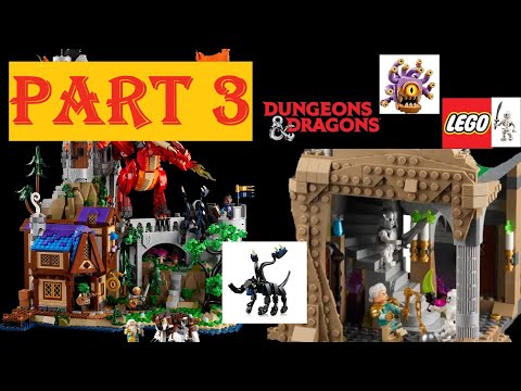 Lego 21348 Dungeons & Dragons Part 3 (Displacer beast, Beholder, Skeletons)