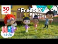 Freeze Dance Song And More Dance Songs For Kids Hey Kids Nursery Rhymes