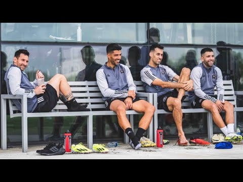 Messi and Suarez are back together again! #messi #suarez #intermiami