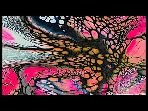 Acrylic Pour Fluid Art Video of the Shelee Art Bloom Technique on Coasters #sheleeartstyle