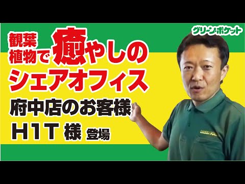 経済学科 癒やしのシェアオフィス。グリーン・ポケット府中店