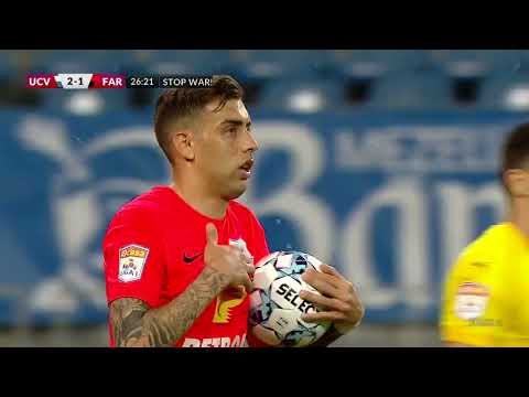 GOOOL! CSU Craiova - Farul 2-1. Greșeală enormă a oltenilor! Jefte profită și reduce diferența