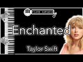 Enchanted - Taylor Swift - Piano Karaoke Instrumental