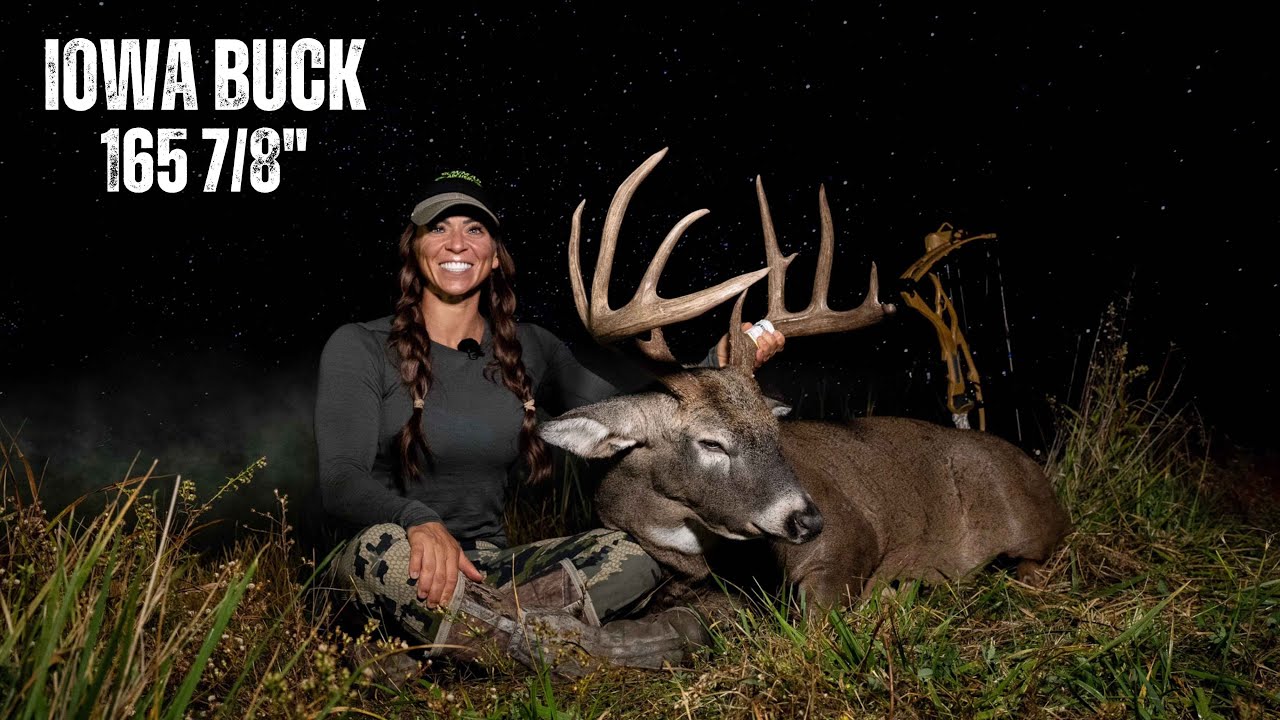 Sarah Bowhunts a Giant Iowa Buck w/ a BEAST Broadhead  | Sarah Bowmar |