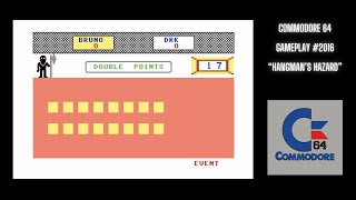 Hangman's Hazard (Commodore 64 / Gameplay #2016)