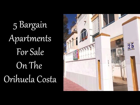 5 Bargain Apartments For Sale On The Orihuela Costa