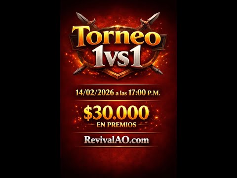 Torneo 1vs1 Revival AO con $30.000 en premios!