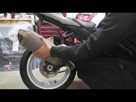 MGP HOTBODIES Carbon Slip On Install - 19 Suzuki GSX-R600