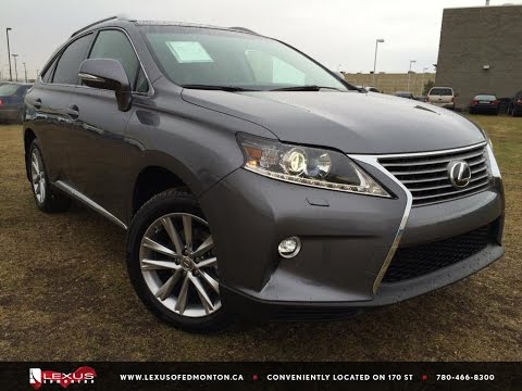 New Grey 2015 Lexus RX 350 AWD Sportdesign Edition Review East Edmonton