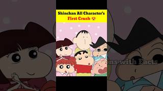 Shinchan All Characters First Crush 😍 #shorts #