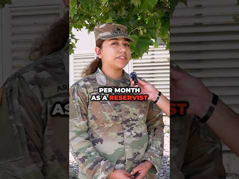 How much a SGT in the Army Reserve gets paid! 🤯