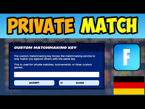 ✅ Wie startet man in Fortnite ein privates Match - GER