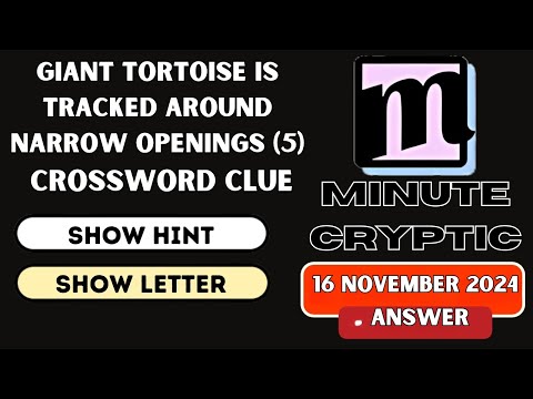 Tracking Down Crossword Clue