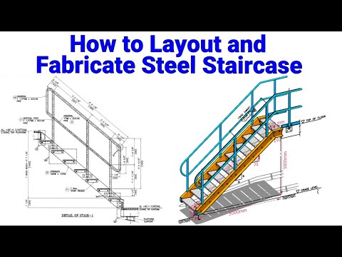 Structural Staircase layout Fabrication
