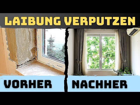 Fensterlaibung verputzen (mit Kantenschutz) - Kann das wirklich so einfach sein? Anleitung