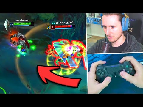 Gioco a League of Legends con il PAD della PS4!