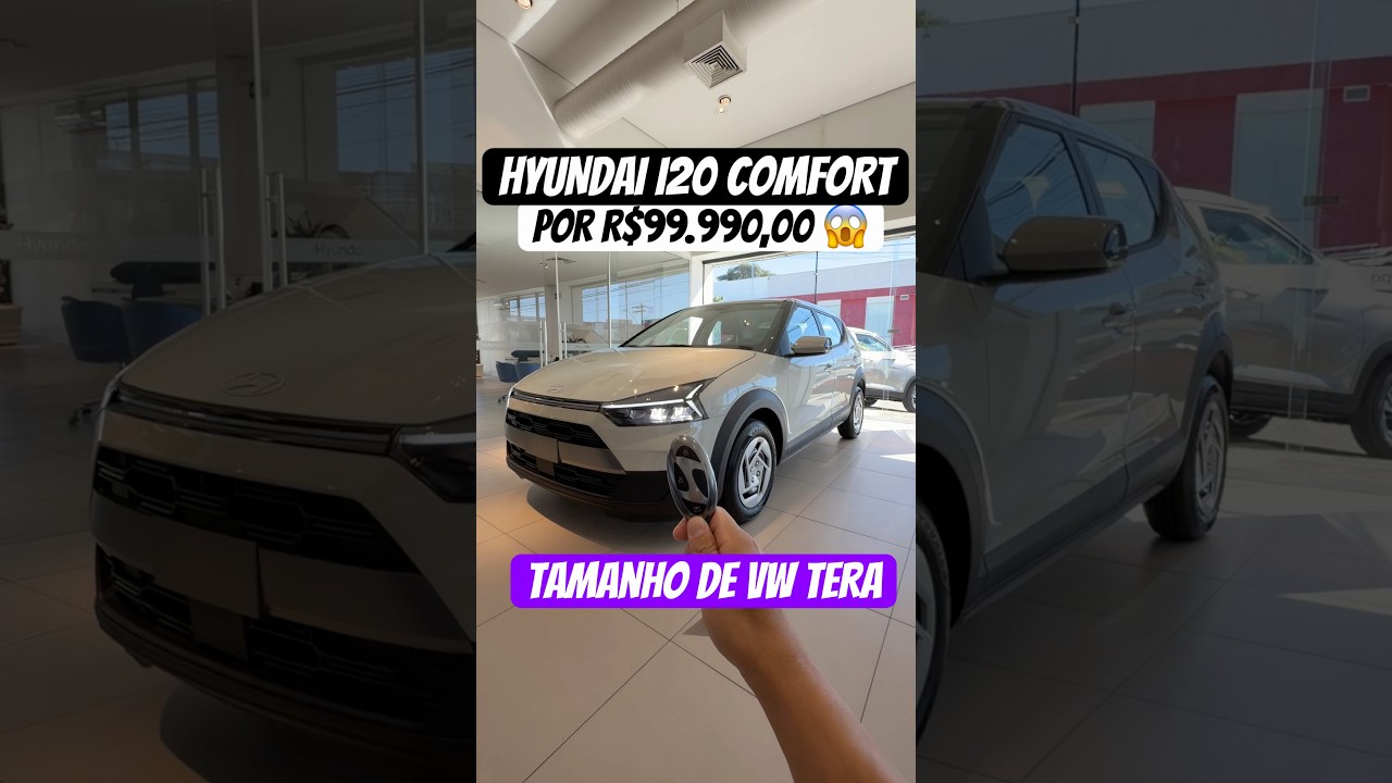 Novo HYUNDAI I20 Comfort 2027. Curtiram esse design?