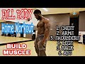 FULL BODY HOME WORKOUT PLAN For MUSCLE GROWTH