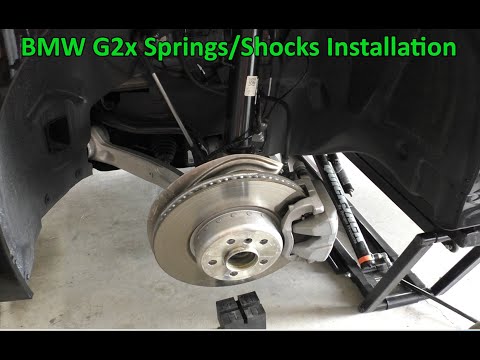 BMW G20 3 Series Springs and Shocks Installation