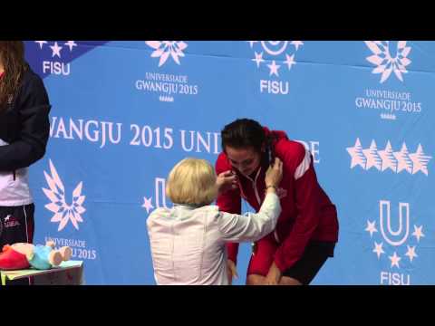2015 Summer Universiade: Kylie Masse wins swimming gold! thumbnail