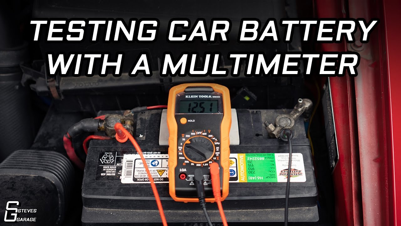 How to Test a Car Battery with a Multimeter
