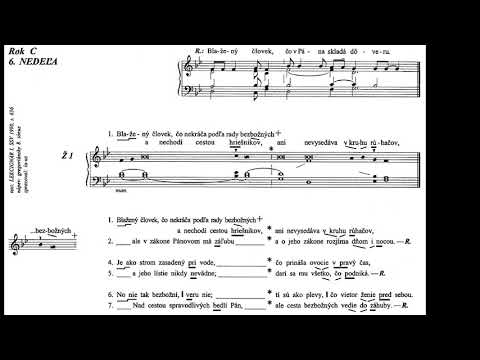 LS II, str. 173 - Blažený človek, čo v Pána skladá dôveru; Ž1