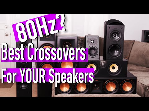 Best speaker crossover settings