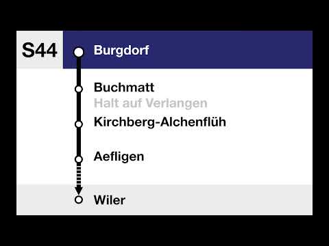 BLS Begrüssung – S44 Burgdorf – Wiler (Rarität!)