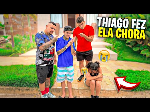 PRIMEIRA BRIGA DO CASAL THIAGO E LARY
