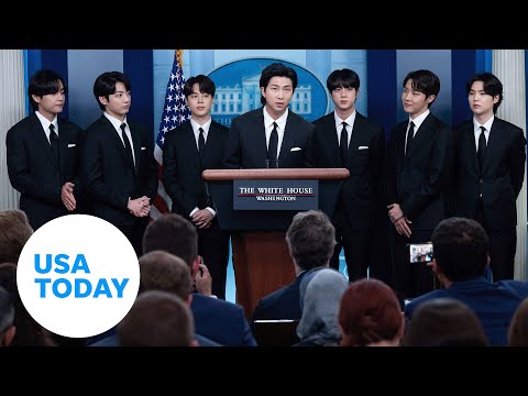 BTS joins White House press briefing, set to meet with President Biden USA TODAY