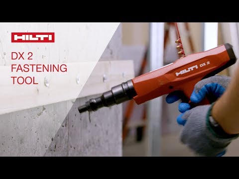 OVERVIEW of Hilti's DX 2 semi-automatic powder-actuated tool