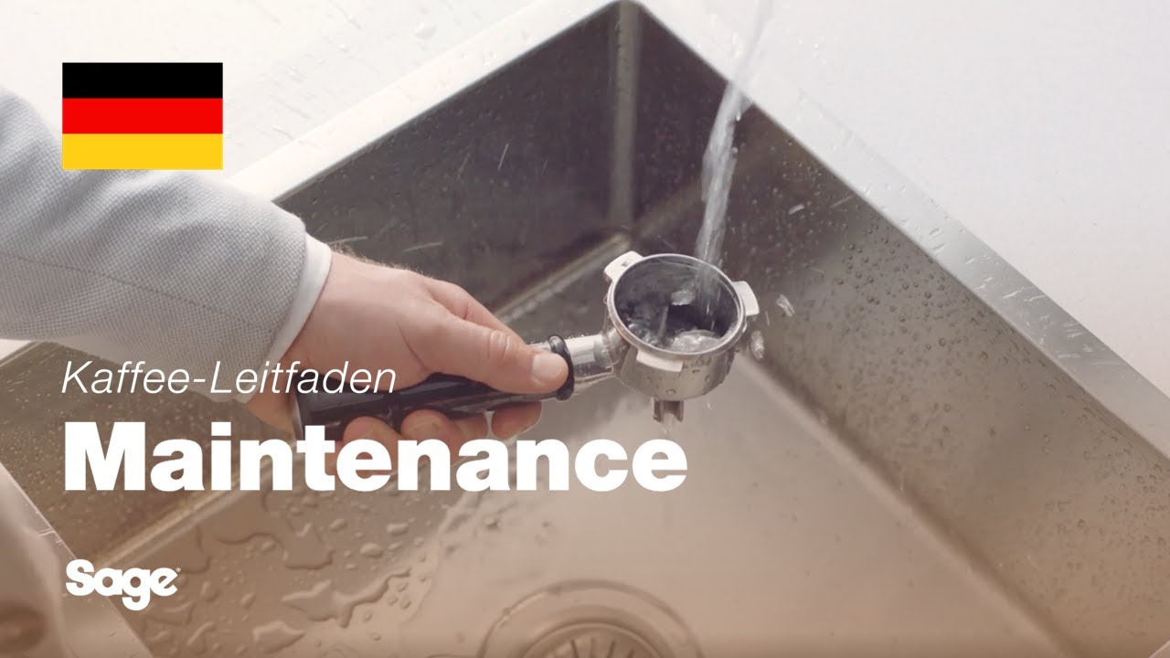 Ausspülen der Siebeinsätze