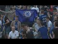 Chelsea fans react after scoring during Champions League final | AFP