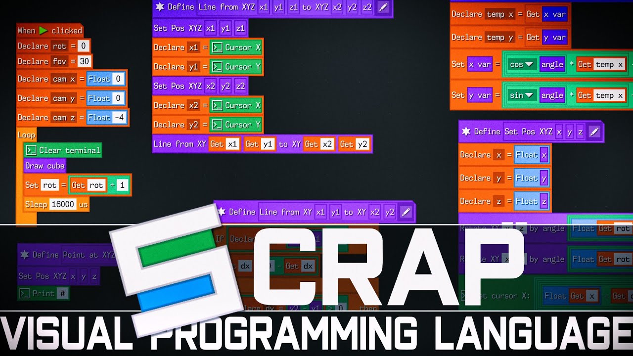 Scrap - New Visual Programming Language - Powered By Raylib