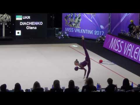 Olena Diachenko UKR ball Miss Valentine 2017