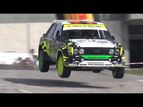 Paolo Diana OnBoard at SS "The Legend" - Fiat 131 Racing JUMPS & SIDEWAYS action at Rally Legend!