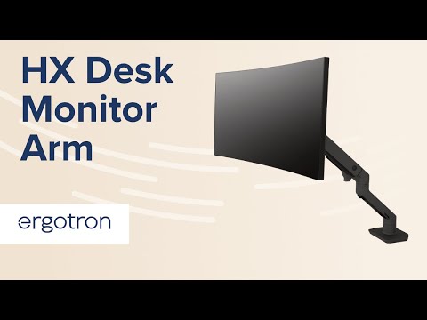 Ergotron HX Monitorarm Tischhalterung Weiß ++ Cyberport