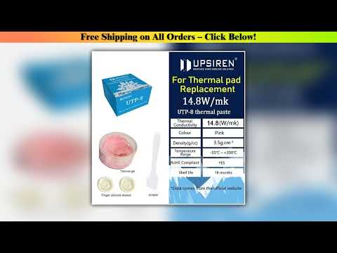 UPSIREN UTP8 Ultra High Performance Thermal Putty 148WmK for GPU VRAM VRM Cooling Replacement for T