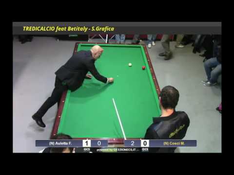 AULETTA vs COSCI - 1^PROVA BILIARDO BTP 2016/17 DESIO